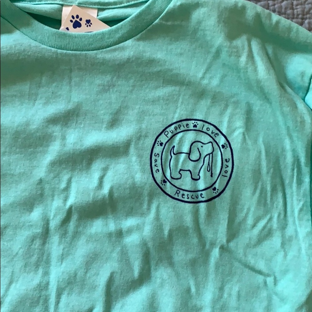 “Puppie love” long sleeve tee